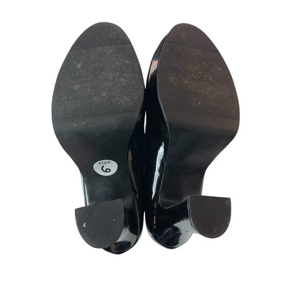 Hot Topic Y2K High Heel Platform Pumps Size 6 Black Whimsigoth Dark Romantic - Picture 6 of 7